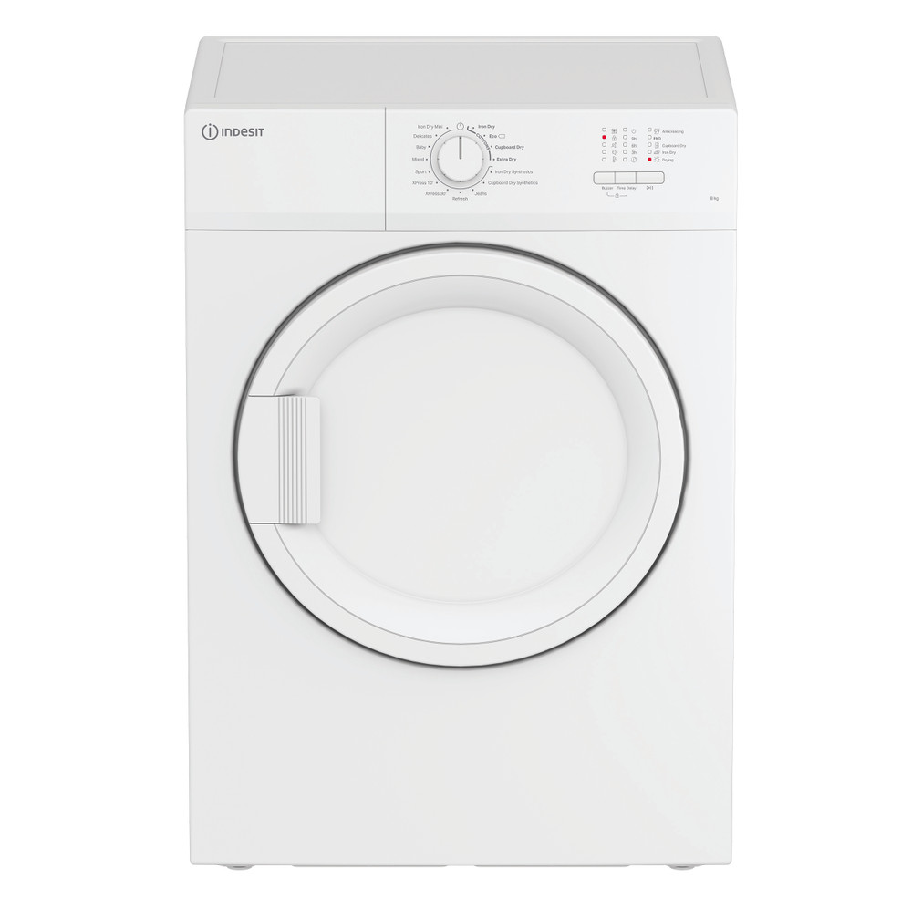 Indesit Dryer C  YD A81 WWGL UK White Lifestyle perspective