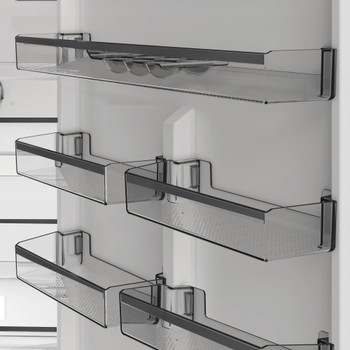 Whirlpool Kombinovaná chladnička s mrazničkou Voľne stojace WHK2 5494 X8E New Silver – ARC 1035 2 doors Drawer