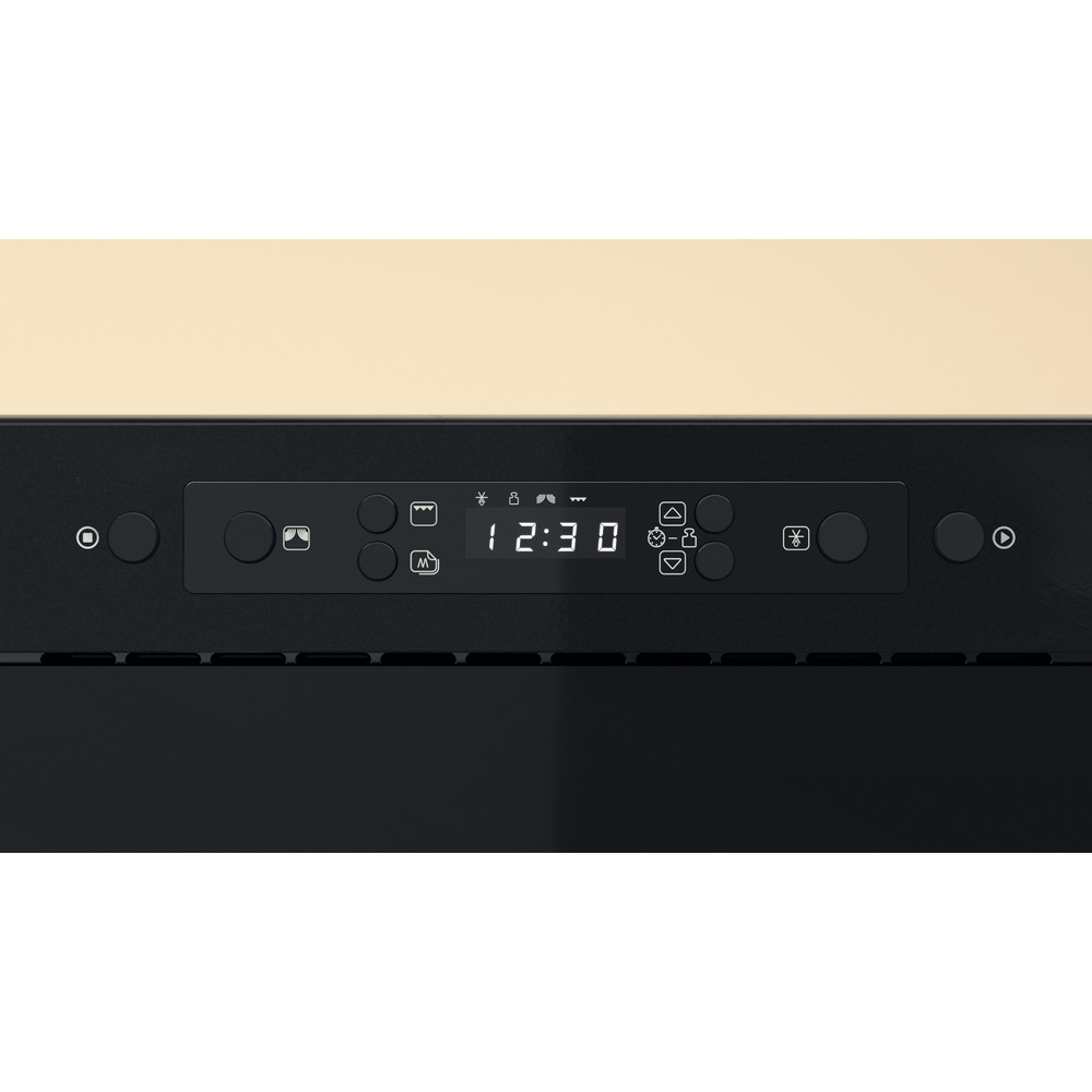 Whirlpool Microunde Încorporabil MBNA920B Negru Electronic 22 Funcţie MW şi grill 750 Lifestyle control panel