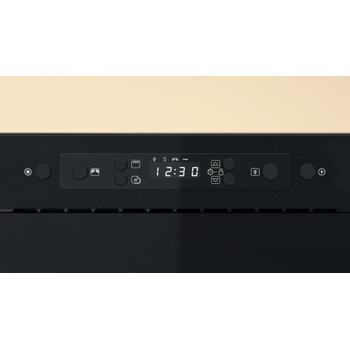 Whirlpool Mikrohullámú sütő Beépíthető MBNA920B Fekete Elektromos 22 Mikrohullám+Grill funkció 750 Lifestyle control panel