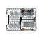 Whirlpool Dishwasher Vgradni WH2IC10BS7LA0 Povsem vgrajen C Frontal