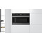 Whirlpool Mikroaaltouuni Kalusteisiin sijoitettava W6 MD440 BSS Black Steel Elektroninen 31 Mikroaaltoyhdistelmäuuni 1000 Frontal