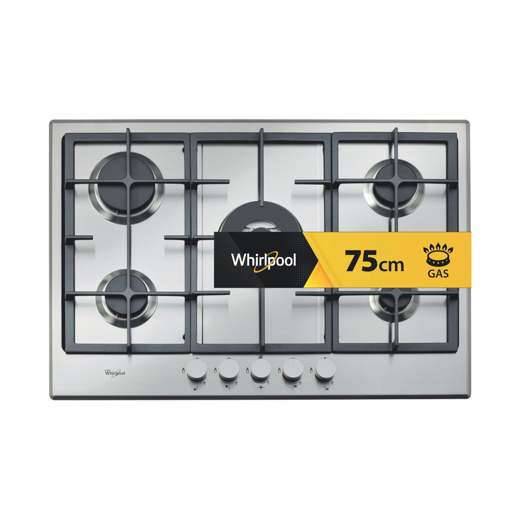 Whirlpool Hob GMA 7522/IX Inox Gas Frontal