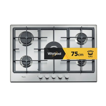 Whirlpool Hob GMA 7522/IX Inox Gas Frontal