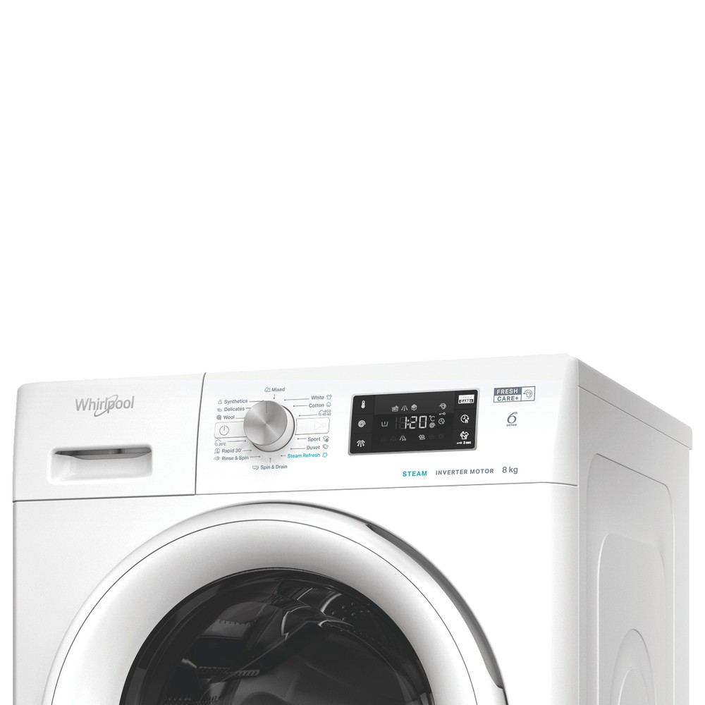 Whirlpool Perilica za rublje Samostojeći FFB 8279 WV EE Bijela Prednje punjenje A Lifestyle control panel