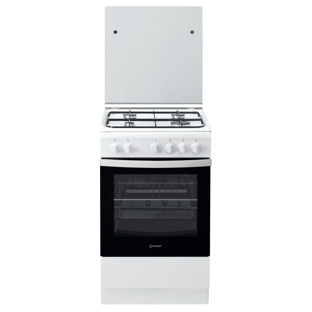 Indesit Tűzhely IS5G0PMW/E Fehér Gáz Frontal