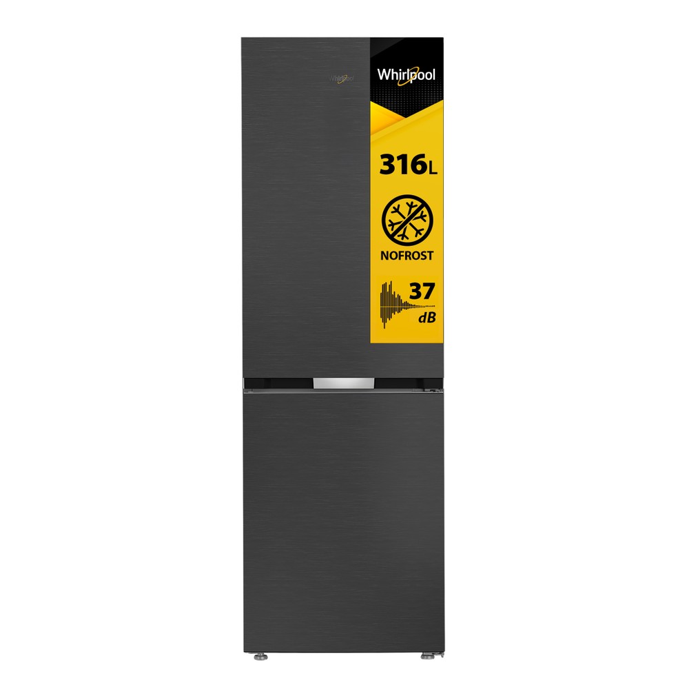 Whirlpool Холодильник з нижньою морозильною камерою. Соло WHK 25364 XBR4E ARC 764 Manhattan Gray 2 двері Perspective open