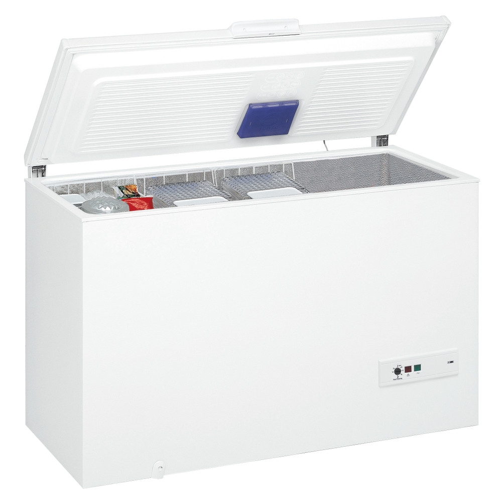 Whirlpool Congélateur Pose-libre CF610 Blanc Perspective open
