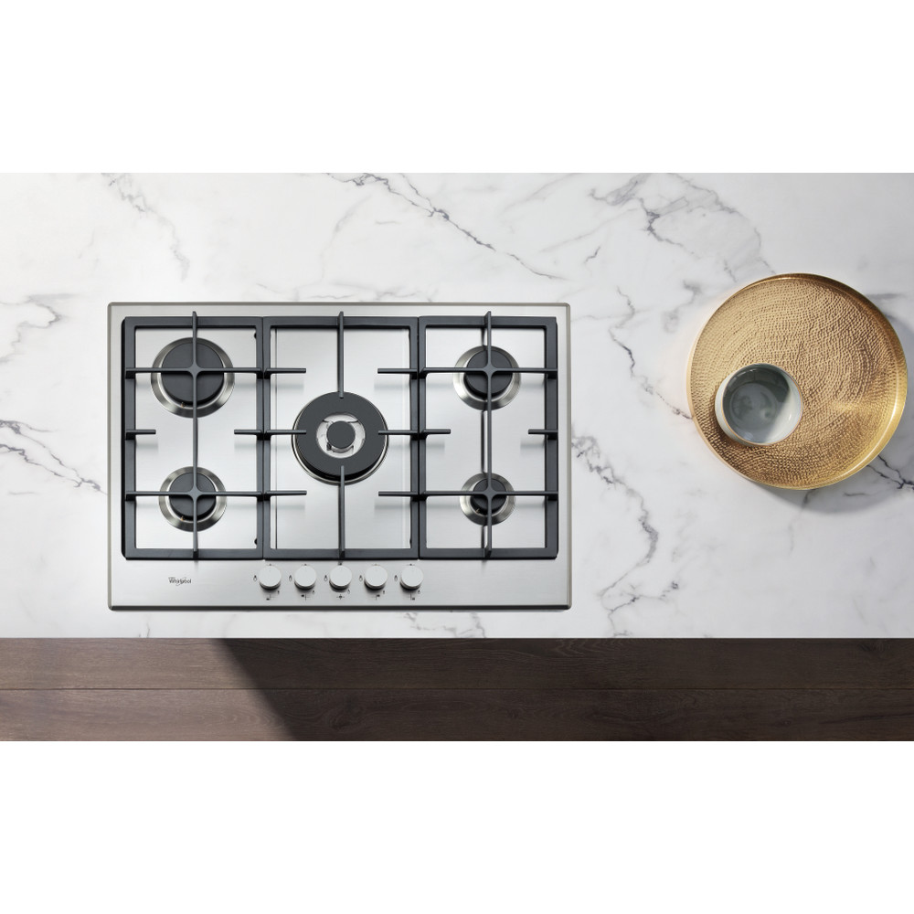 Whirlpool Hob GMA 7522/IX Inox Gas Lifestyle frontal