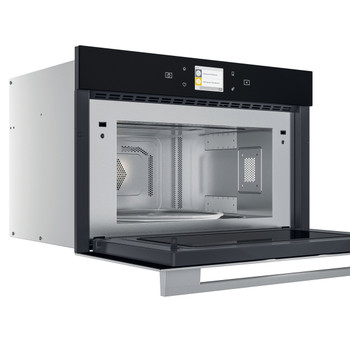 Whirlpool Microunde Încorporabil W9 MD260 IXL Stainless steel Electronic 31 MW combinat 1000 Perspective open