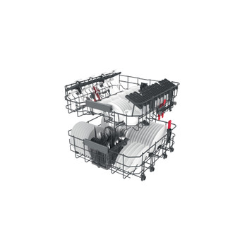 Whirlpool Mosogatógép Beépíthető WB 6020 P X Half-integrated E Technical Translucent