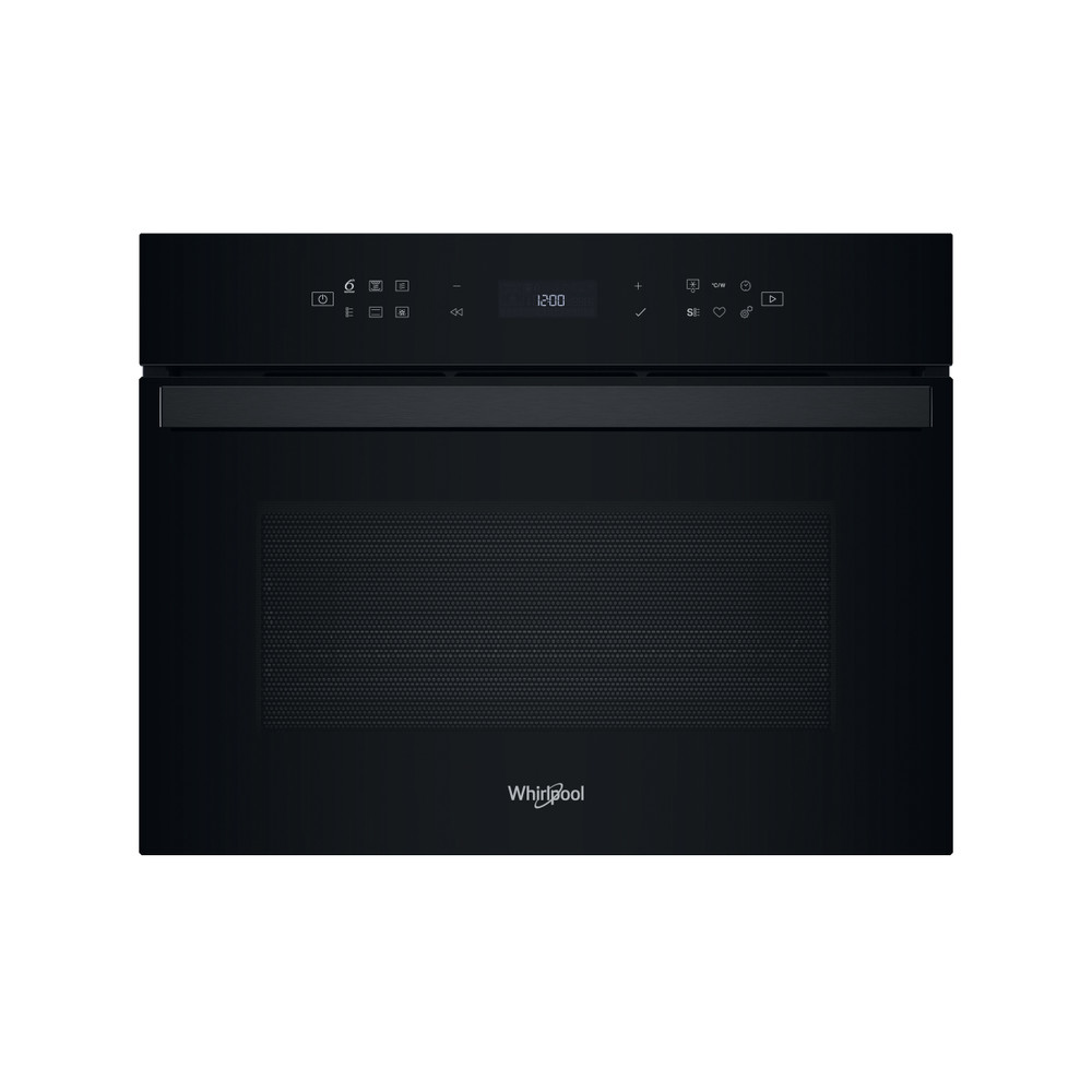 Whirlpool Four à micro-ondes Encastrable WCW6O7HTB Noir Électronique 53 Micro-ondes combiné 950 Frontal