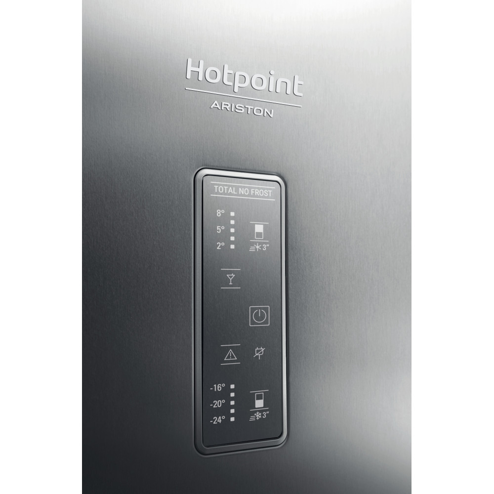 Hotpoint_Ariston Combinație frigider-congelator Neincorporabil HA70BE 72 X Optic Inox 2 doors Control panel