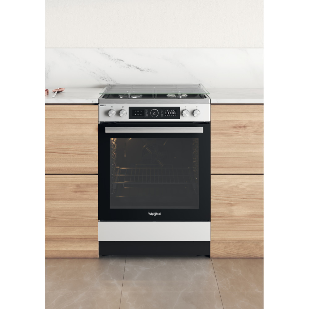 Whirlpool Aragaz WS68G8ACXT/E/1 Inox Gaz Lifestyle frontal