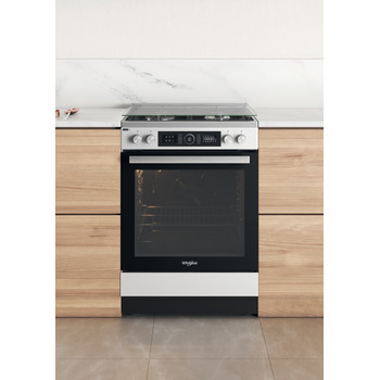 Whirlpool Aragaz WS68G8ACXT/E/1 Inox Gaz Lifestyle frontal