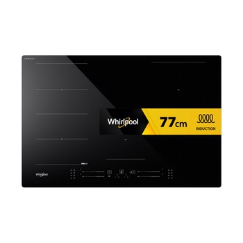 Whirlpool Hob WF S1577 CPNE Black Induction vitroceramic Frontal