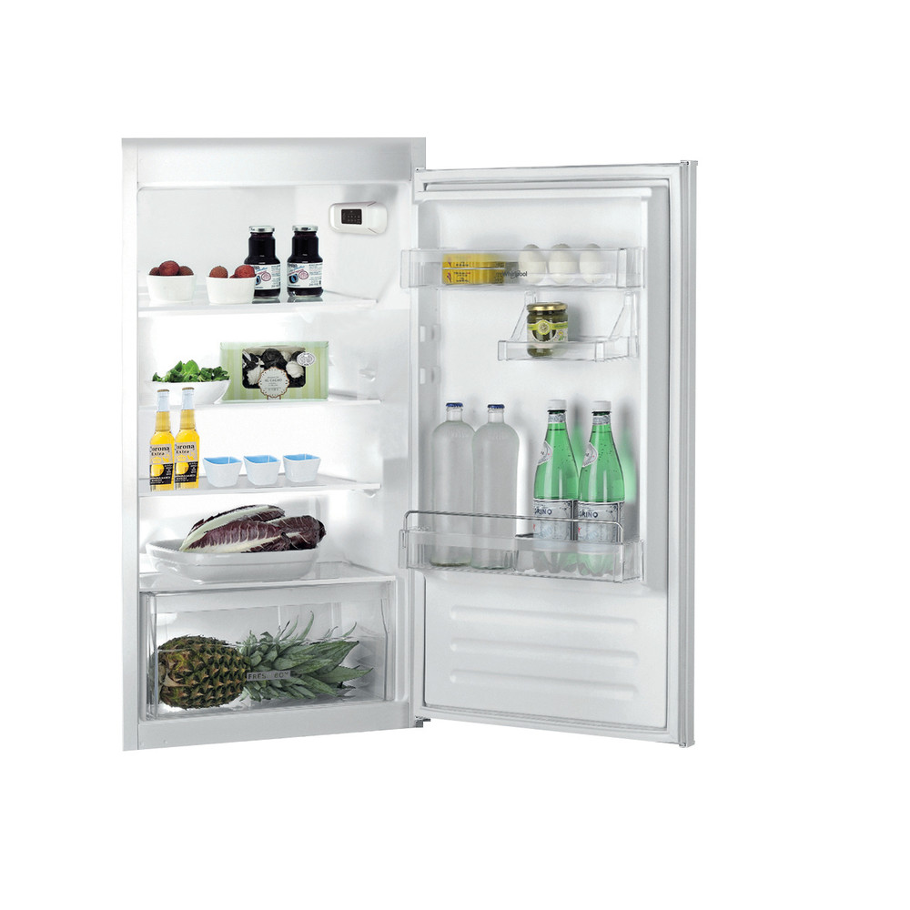 Whirlpool Koelkast Inbouw ARG 100712 Staal Perspective open