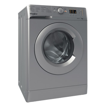 Whirlpool Lave-linge Pose-libre WMTA 7122 S NA Argent Front loader A+++ Perspective