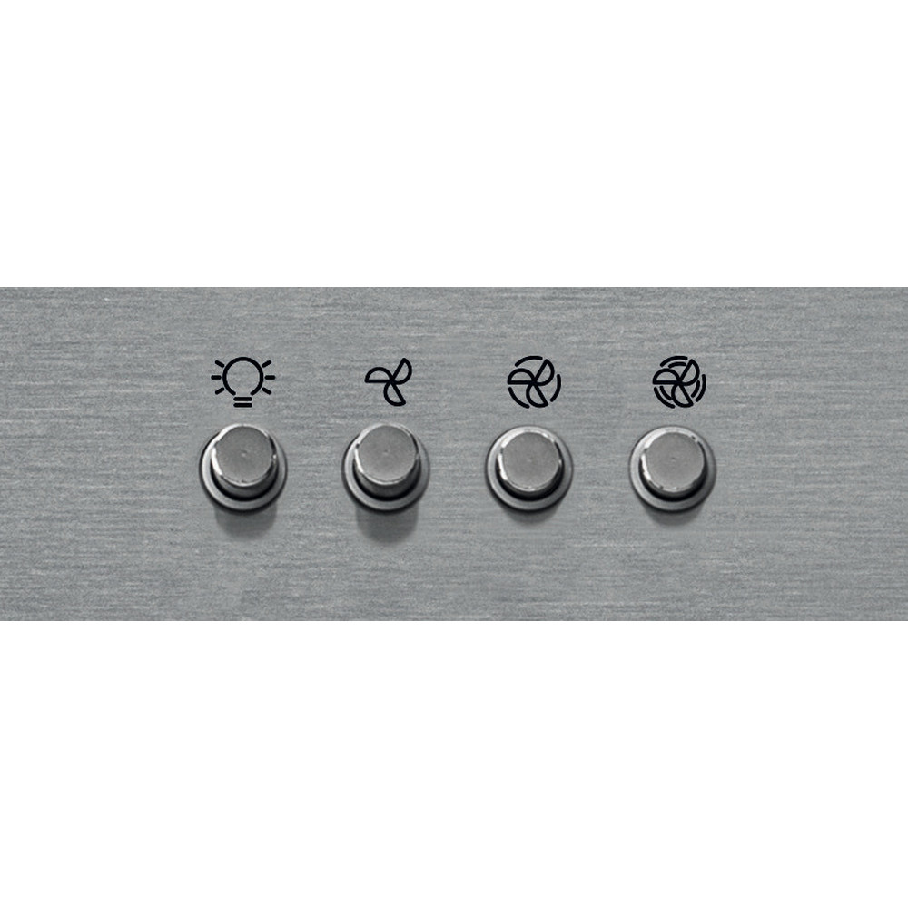 Whirlpool Campana Encastre AKR 558/3 IX Inox Wall-mounted Mecánico Control panel