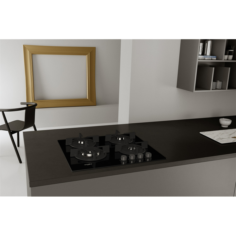 Whirlpool Ploča za kuhanje GOR 625/NB Crna PLINSKA Lifestyle perspective