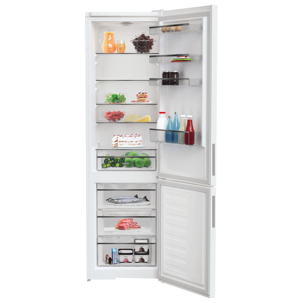 Whirlpool Kombinerat kylskåp/frys Fristående WHKS 1401 W4E White 2 doors Lifestyle frontal open