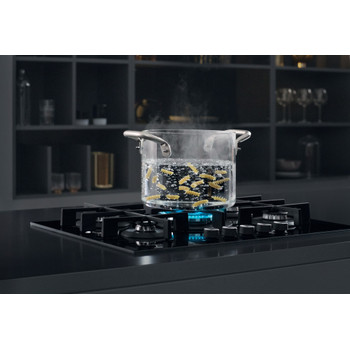 Whirlpool Table de cuisson GOWL 728/NB Noir Gaz Lifestyle perspective