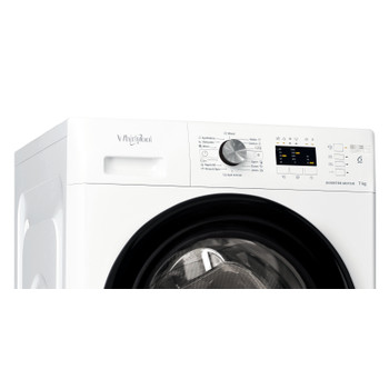 Whirlpool Maşină de spălat rufe Independent FFL 7038 B EE Alb Încărcare frontală D Control panel