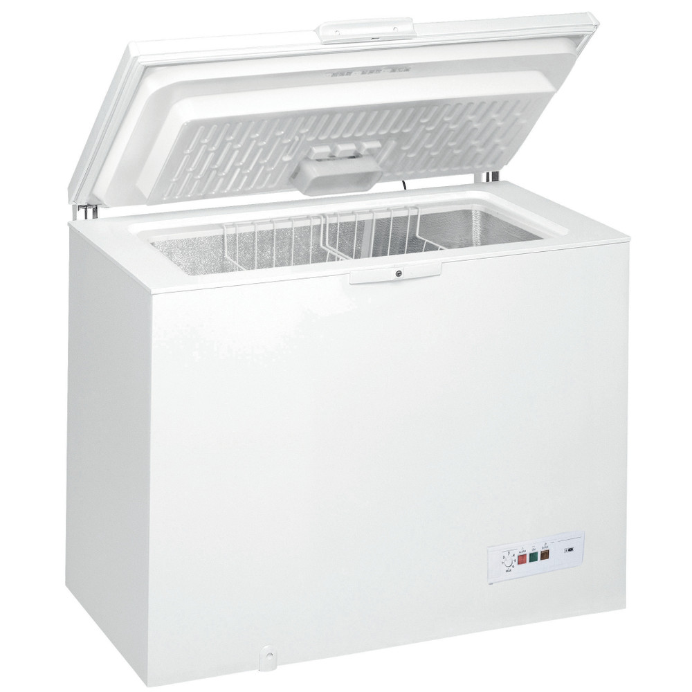 Whirlpool Mraznička Voľne stojace WHM21114 Biela Perspective open