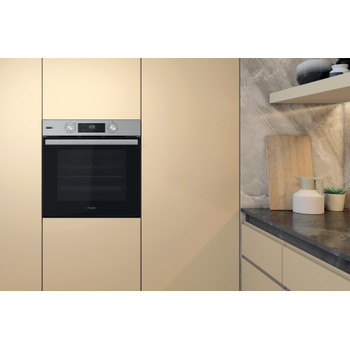 Whirlpool Trouby Vestavné OMSR58CU1SX Elektrická A+ Lifestyle frontal