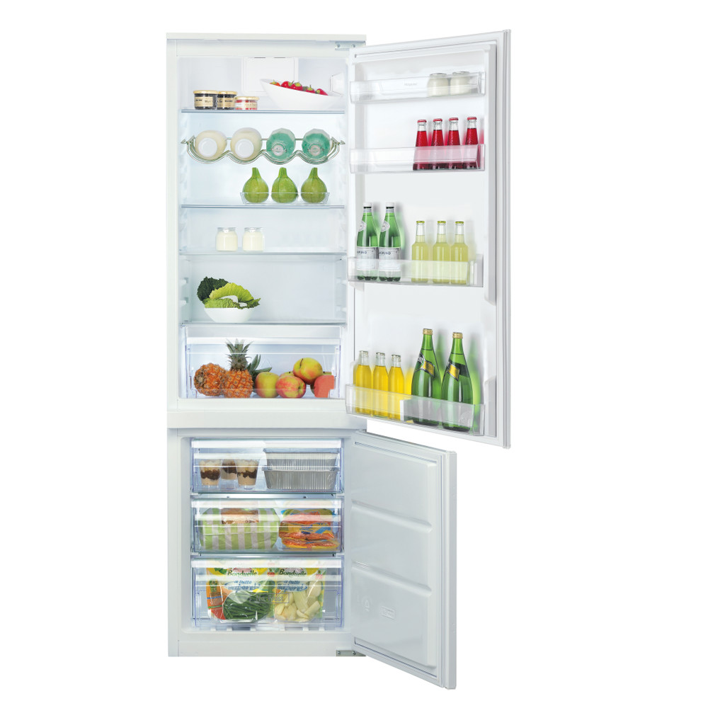 Hotpoint integrated frost free fridge freezer cheap