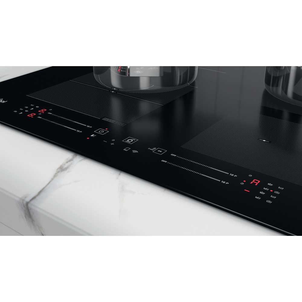Whirlpool Főzőlap WF S2765 NE/IXL Fekete Induction vitroceramic Lifestyle control panel