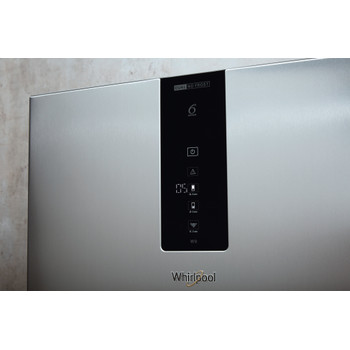 Whirlpool Combiné réfrigérateur congélateur Pose-libre W9 821D OX H 2 Optic Inox 2 portes Control panel