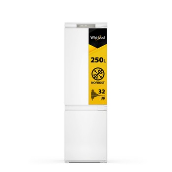 Whirlpool Réfrigérateur combiné Encastrable WHC18 T574 P Blanc 2 portes Perspective open