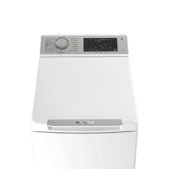 Whirlpool Perilica za rublje Samostojeći TW721DSFCEE Bijela Gornje punjenje A Control panel