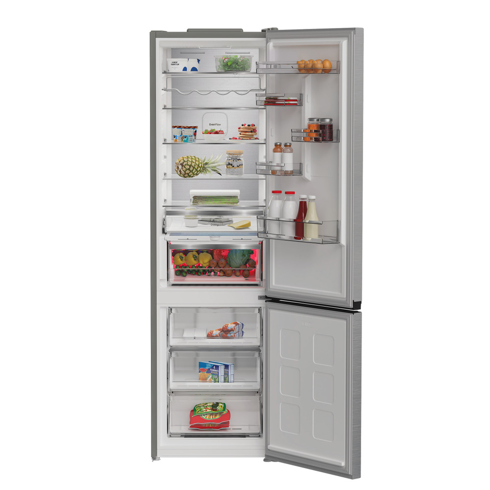Hotpoint Combinados Livre Instalação HPK 26413 XR6EE ARC 764 Manhattan Gray 2 doors Lifestyle frontal open