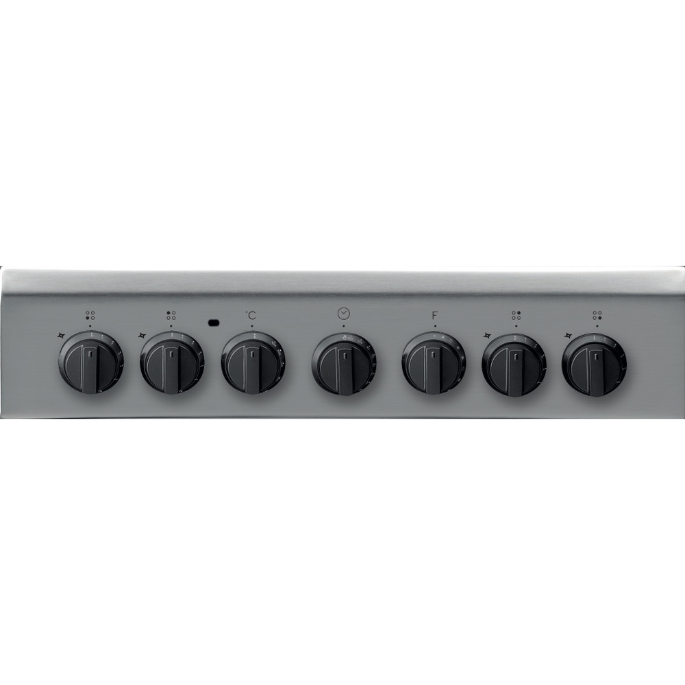 Indesit Plīts IS5G5PHX/E/1 Inox Gāzes Control panel