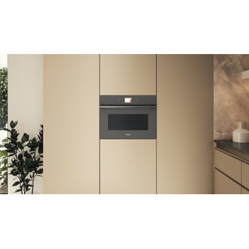 Whirlpool Microgolfoven Inbouw WCW11O7FHTSSM Stardust grey matte Elektronisch 53 Combimicrogolfoven 950 Lifestyle frontal