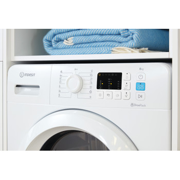 Indesit Secador YT M10 81 R EU Branco Lifestyle control panel