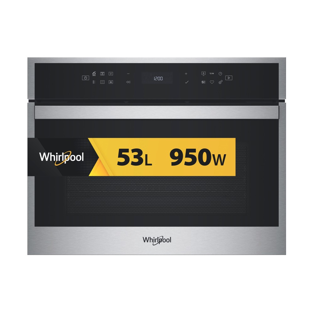 Whirlpool Microondas Encastre WCW6O7HTSX Acero inoxidable Electrónico 53 MW-Combi 950 Frontal