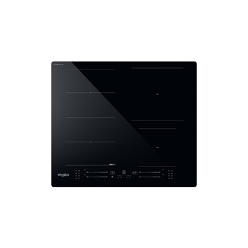 Whirlpool Hob WF S3660 CPNE Black Induction vitroceramic Frontal