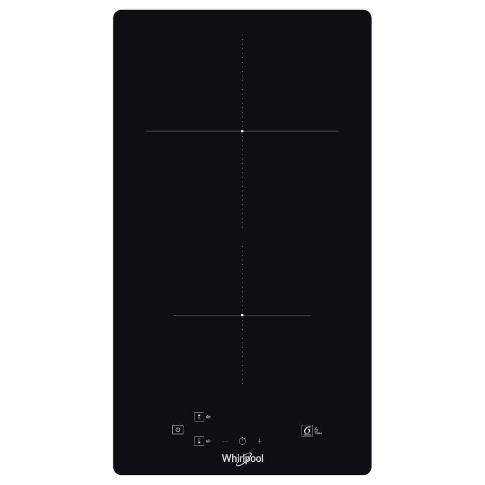 Whirlpool Koketopp WS Q0530 NE Svart Induction vitroceramic Frontal