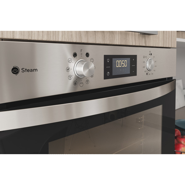 Indesit Духовой шкаф Встроенная IFWS 3841 JH IX Электрическая A+ Lifestyle control panel