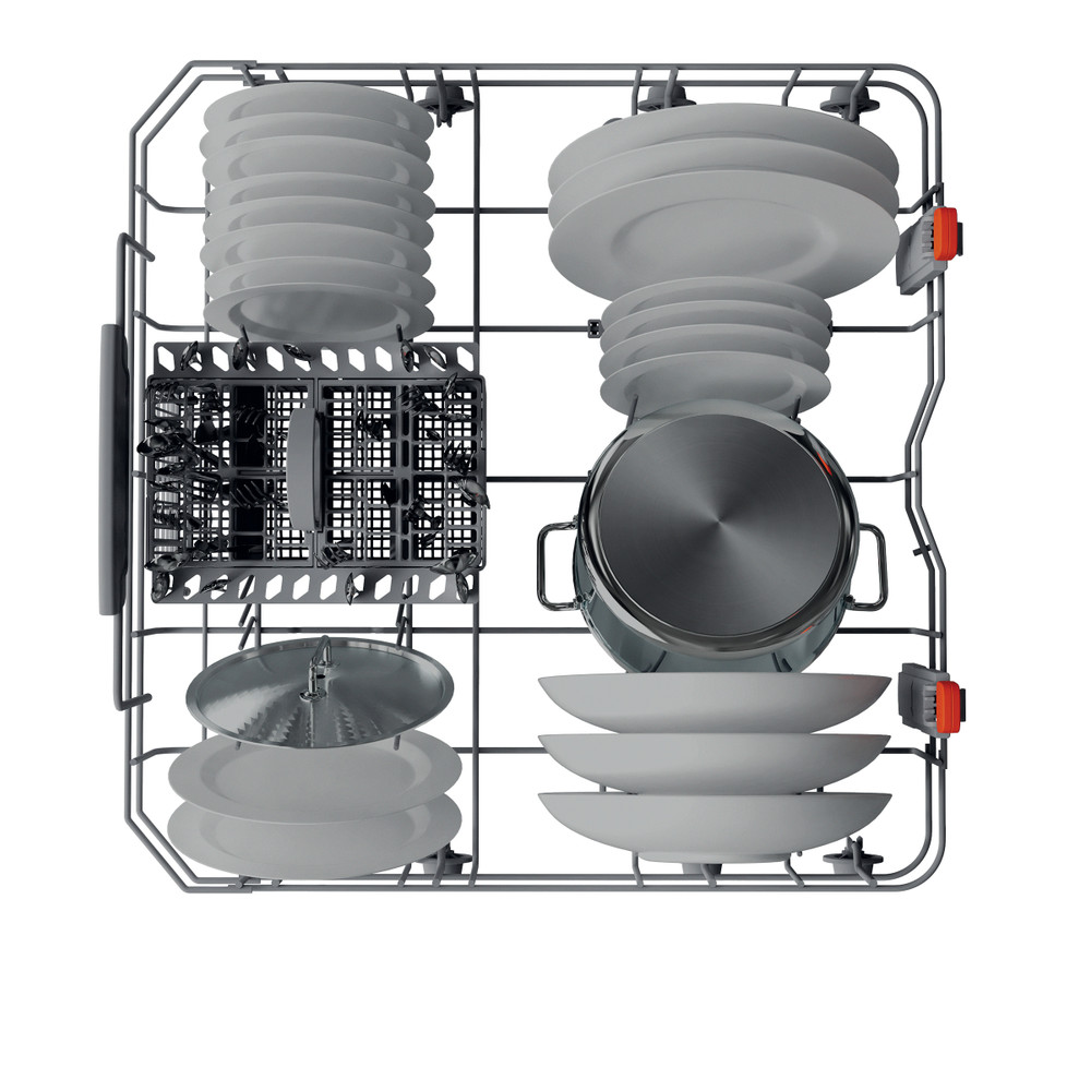 Hotpoint Dishwasher Free-standing HFC 3C26 WC B UK Free-standing E Rack
