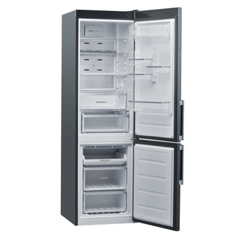 Whirlpool Kombinirani hladnjak Samostojeći W9 931D IX H 3 Inox 2 doors Perspective open