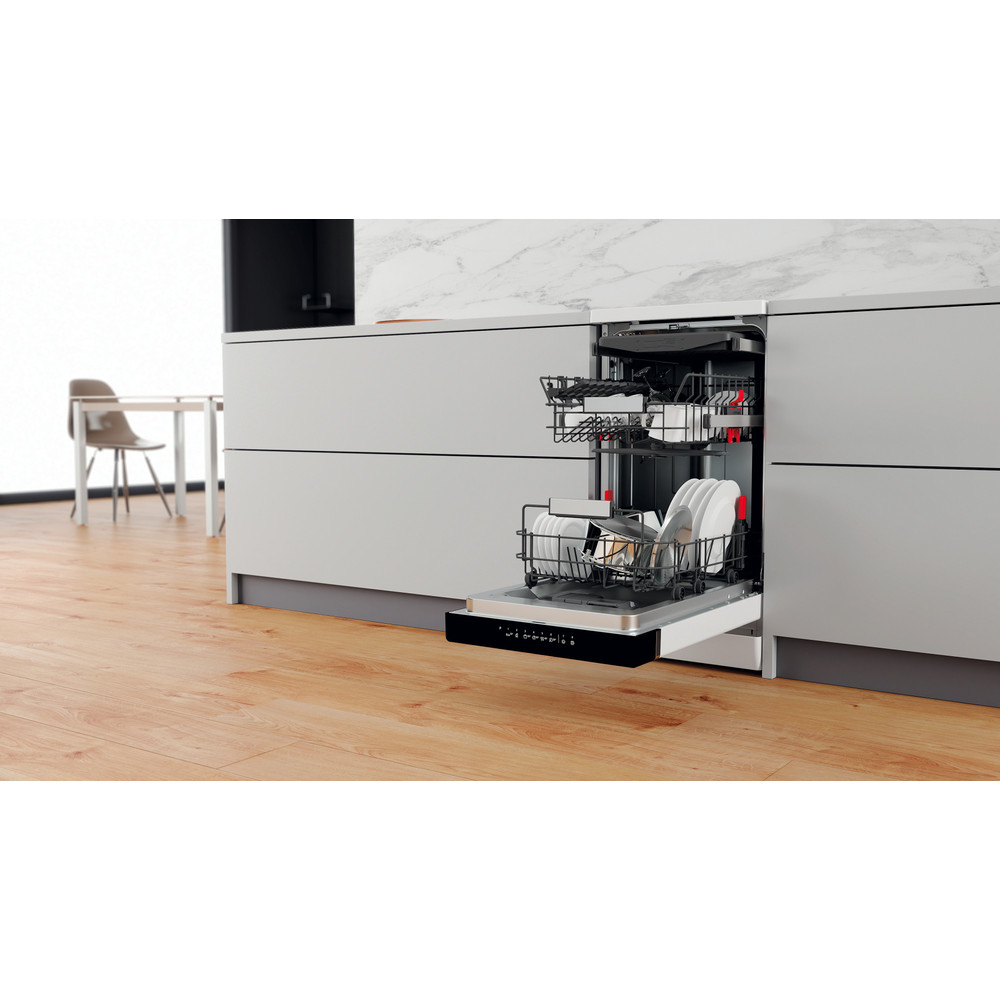 Whirlpool Perilica posuđa Samostojeći WSFO 3O34 PF Samostojeći D Lifestyle perspective open