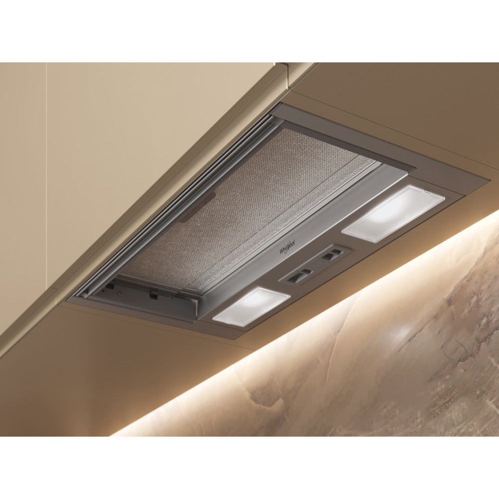 Whirlpool Exaustor Encastre WSK64FLSX Inox Encastre Mecânico Lifestyle perspective