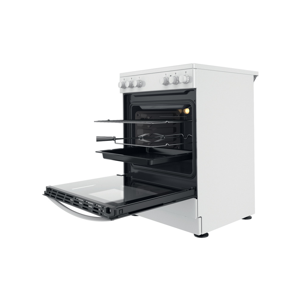Indesit Štednjak IS67V5KCW/E Bijela Electrical Perspective open