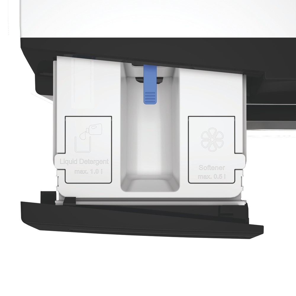 Whirlpool Lave-linge Pose-libre WPM 97W ADS BE Blanc Frontal A Drawer