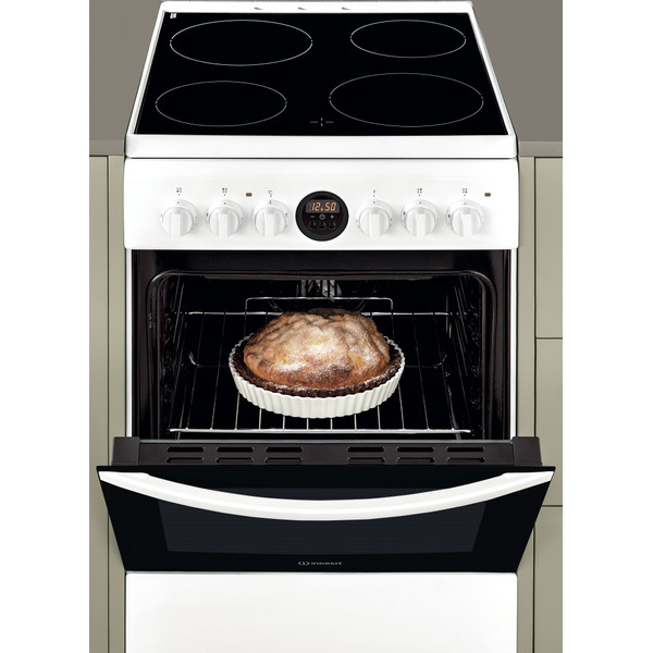 Indesit Štednjak IS5V5CCW/E Bijela Electrical Lifestyle frontal open