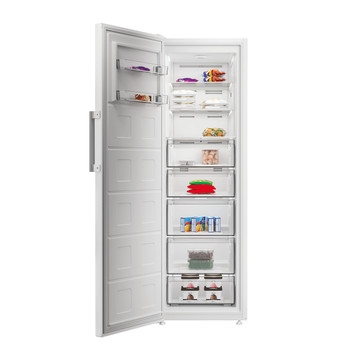 Indesit Congelador Libre instalación MFINF 1312 W4E White - ARC P1 Lifestyle frontal open